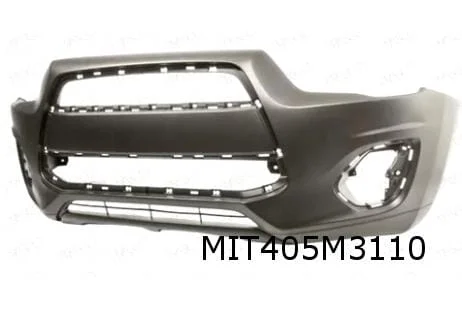 Mitsubishi ASX (7/12-) voorbumper (bij koplampsproeiers) (te spuiten) Origineel! 6400F757