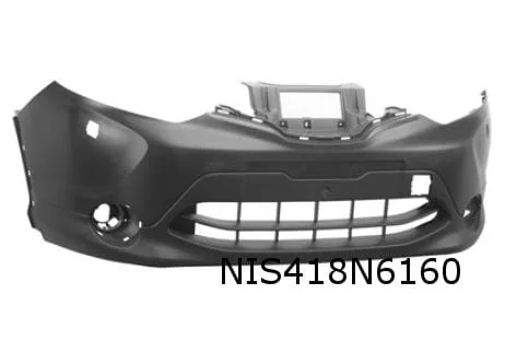 Nissan Qashqai (1/14-6/17) voorbumper (bij koplampsproeiers/bij PDC) (te spuiten) Origineel! 620224EG0H
