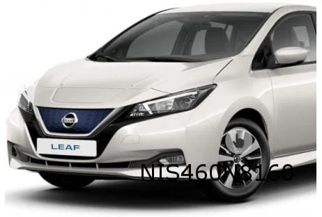 Nissan Leaf (1/18-) voorbumper (Acenta) (QAB White pearl) (te spuiten) Origineel! 620225SH1B