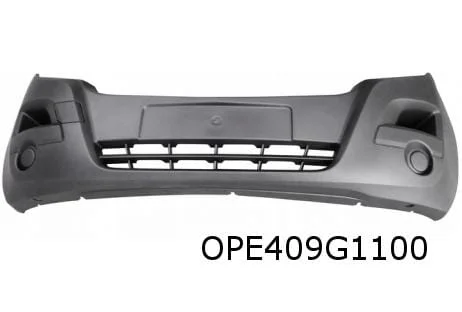 Opel Movano B (5/10-9/19) voorbumper (zwart) (te spuiten) Origineel! 95529059