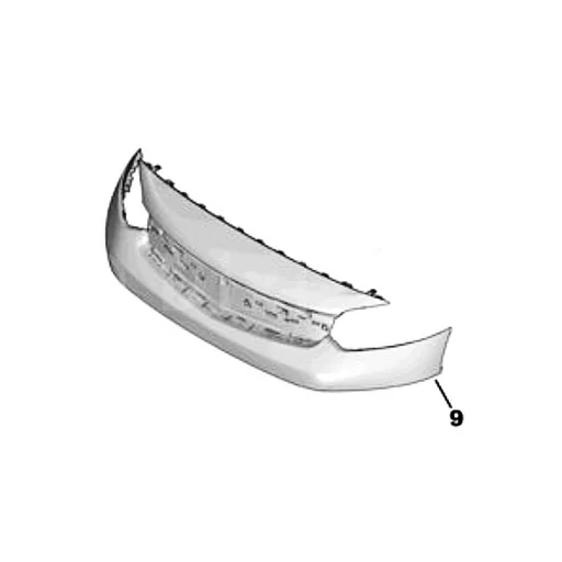 Opel Vivaro (10/19-) voorbumper boven (te spuiten) Origineel! 983312981T