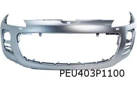 Citroën C-Crosser/Peugeot 4007 voorbumper (te spuiten) Origineel! 7401NH