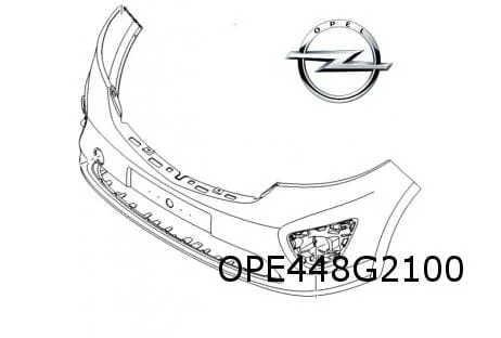 Opel Vivaro B (8/14-8-19) voorbumper (te spuiten) Origineel! 95517277