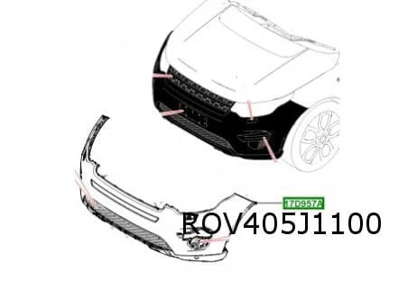 Land Rover Discovery Sport (12/14-9/19) voorbumper (Niet bij PDC/Camera/Radar) (te spuiten) Origineel! LR077231