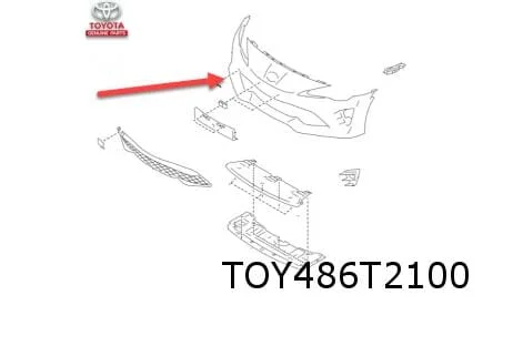 Toyota GT86 Coupe (7/12-) voorbumper (te spuiten) Origineel! SU00306826