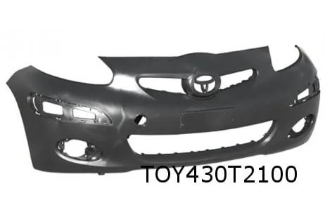 Toyota Aygo (2/09-3/12) voorbumper (te spuiten) Origineel! 521190H908