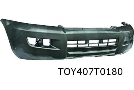 Toyota Land Cruiser 120 (12/02-1/10) voorbumper (zwart) (te spuiten) Origineel! 5211960946