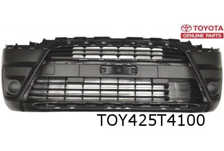 Toyota Pro-Ace (9/16-) voorbumper onder (zwart) (te spuiten) Origineel! SU001A4868