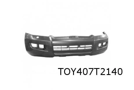Toyota Land Cruiser 120 (12/02-1/10) voorbumper (bij koplampsproeiers) (te spuiten) Origineel! 5211960945