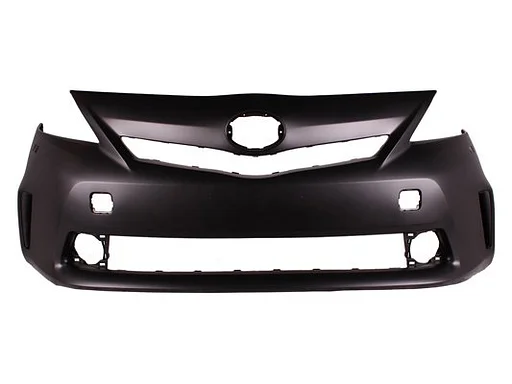 Toyota Prius (3/12-1/15) voorbumper (Prius+) (Bij PDC & koplampsproeiers) (te spuiten) Origineel! 5211947929