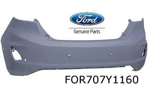 Ford Fiesta VII (3/17-1/22) achterbumper (bij ParkAssist) (primer) (te spuiten) Origineel! 2338461