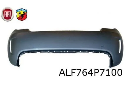 Fiat 500 Abarth (312) ( 9/7-10/15) achterbumper (te spuiten) Origineel! 735487070