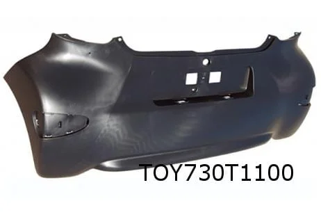 Toyota Aygo (-7/14) achterbumper (te spuiten) Origineel! 521590H901