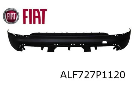 Fiat 500X (1/15-9/18) achterbumper onder (Zwart) Origineel! 735614671