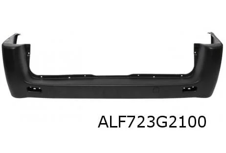 Fiat Scudo (9/06-7/16) achterbumper zwart (lange overhang (te spuiten) Origineel! 7410AX