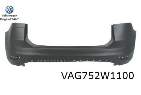 Volkswagen Touran (7/15-) achterbumper (+/- PDC) (GRU) (te spuiten) Origineel! 5TA807417GRU