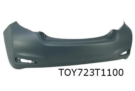 Toyota Yaris (8/11-9/14) achterbumper (te spuiten) Origineel! 521590D993