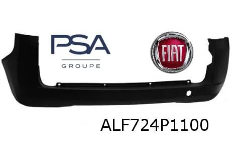 Fiat Fiorino / Qubo (1/08-4/16-) achterbumper (te spuiten) Origineel! 735666169