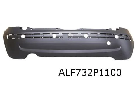Fiat Panda II (9/03-2/12) achterbumper (zwart) (te spuiten) Origineel! 71777593