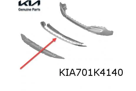 Kia EV6 (9/21-) (skidplate) achterbumper (GT-line) (te spuiten) Origineel! 86672CV000