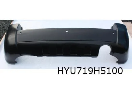Hyundai Tucson (8/04-5/10) achterbumper (te spuiten) (1 uitlaat met PDC) Origineel! 866102E070