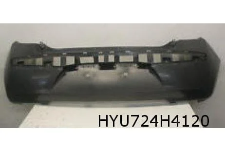 Hyundai i10 (10/07-1/11) achterbumper (Zwart structuur) Origineel! 866110X000