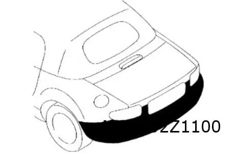 Mazda MX-5 (3/05-) achterbumper (te spuiten) Origineel! NFY05022XA8P