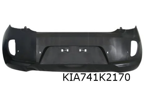 Kia Picanto (5/11-4/15) (5-drs) achterbumper (bij PDC af fabriek) (te spuiten) Origineel! 866501Y060
