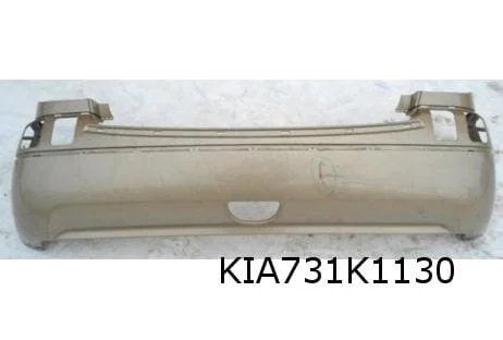 Kia Rio II (10/06-)  (5-drs) achterbumper (te spuiten) Origineel! 866111G500