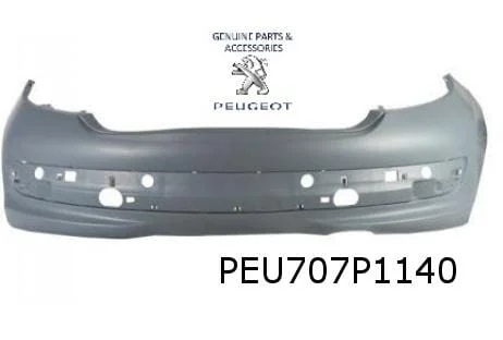 Peugeot 207 (4/06-7/12) achterbumper (te spuiten) (sport versie) Origineel! 	7410Z6