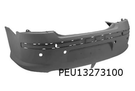Peugeot 407 Sedan (4/04-4/11) achterbumper (te spuiten) (Bij PDC) Origineel! 7410V4