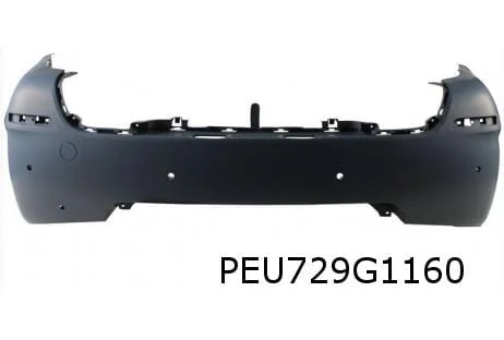Peugeot Sedan 508 (2/11-11/14) achterbumper (Te spuiten) (Bij PDC) Origineel! 7410PE