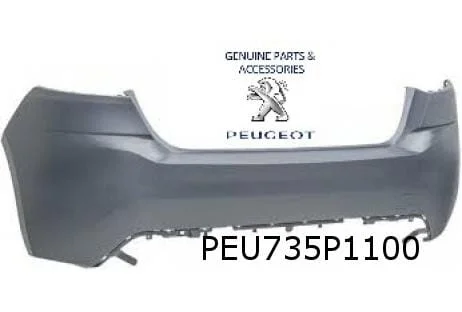 Peugeot 308 (11/13-9/21) achterbumper (Te spuiten) Origineel! 1610766980
