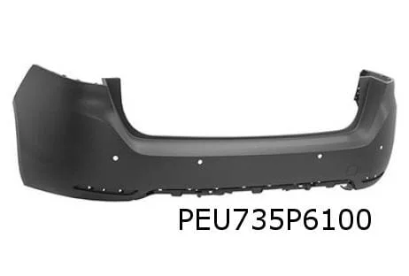 Peugeot 308 (11/13-9/21) achterbumper (Te spuiten) (Blis/SW) Origineel! 1611609180