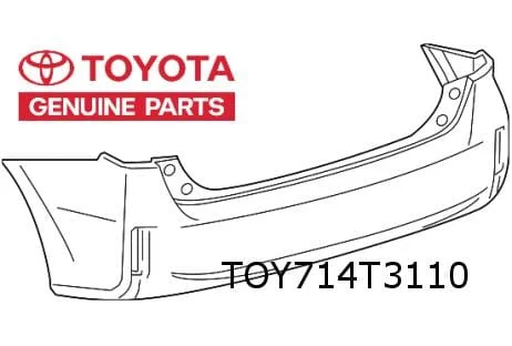 Toyota Prius+ (11/14-9/21) achterbumper (te spuiten) Origineel!  5215947912
