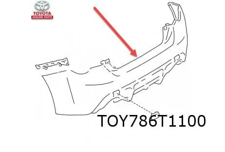 Toyota GT86 Coupe (7/12-) achterbumper Origineel! (te spuiten) SU00306836