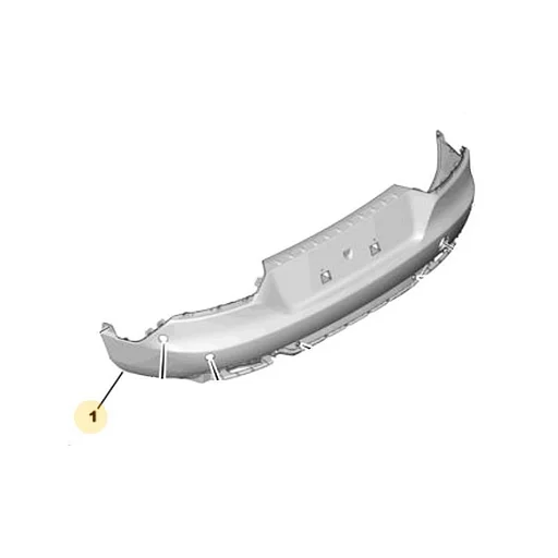 Opel Grandland X (11/17-8/21) achterbumper (bij PDC / UD5 / UD7) (te spuiten) Origineel! 1628923980