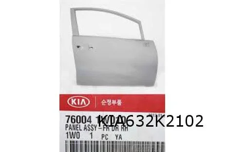 Kia Rio III/IV Voorportier Rechts (te spuiten) Origineel! 760041W010
