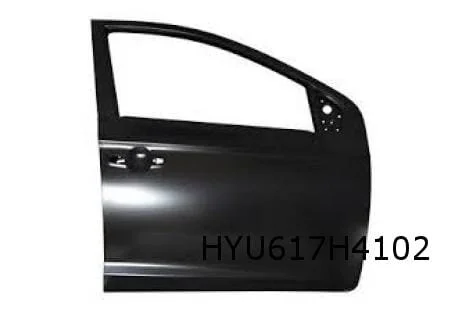 Hyundai i20 (1/09-1/15) voorportier rechts (te spuiten) Origineel! 760041J510