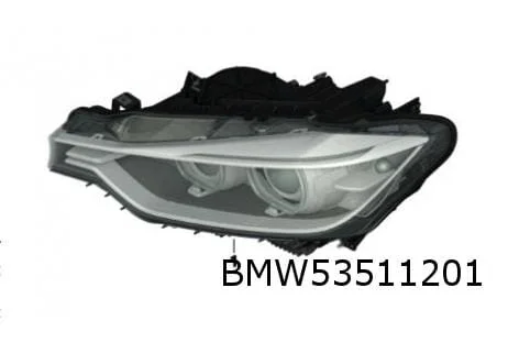 BMW 3-serie Sedan/Touring (2/12- 7/15) Koplamp Links (halogeen) OES! 63117259523