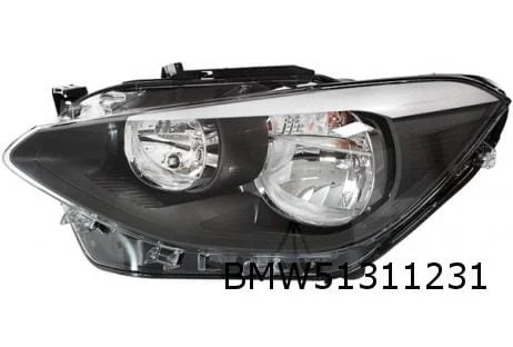 BMW 1-serie (11/11-4/15) Koplamp Rechts (halogeen) OES! 63117229672