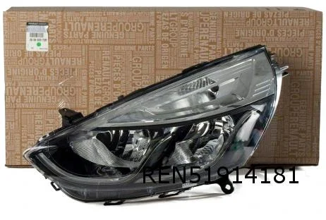 Renault Clio IV (9/16-10/19) Koplamp Links (chrome accent) (Zen / Limited) OES! 260600373R