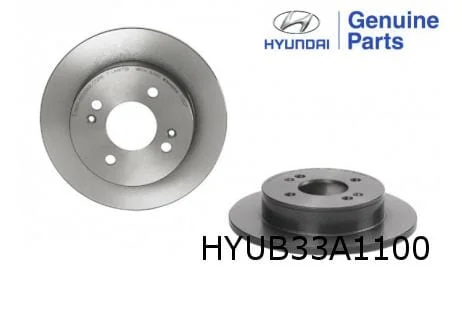 Hyundai i10 (1/17-2/20) remschijf achter (per stuk) Origineel! 58411B4300