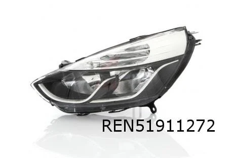 Renault Clio IV (1/13-9/16) koplamp Rechts (chrome accent) Origineel! 260106624R