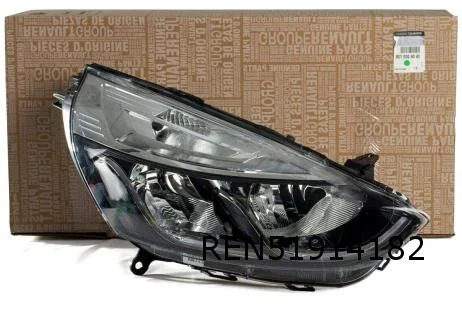 Renault Clio IV (9/16-10/19) koplamp Rechts (chrome accent) (Zen / Limited) Origineel! 260103317R