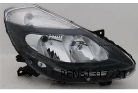 Renault Clio III (2/09-1/11) koplamp Links (zwarte binnenzijde) Origineel! 260603106R