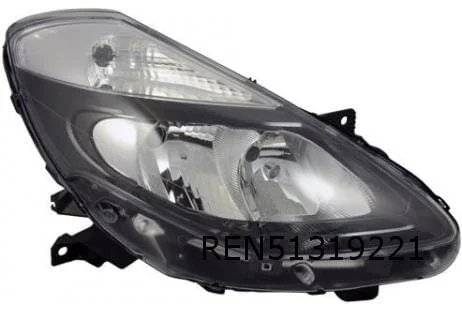 Renault Clio III (1/11-1/13) koplamp Links (zwart) Origineel! 260605371R