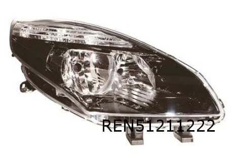 Renault Scenic / Grand Scenic (4/09-1/12) koplamp Rechts zwart Origineel! 260108250R