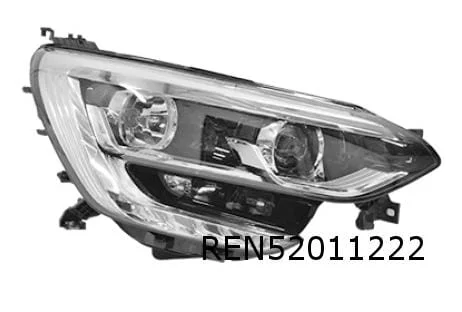 Renault Megane IV (11/15-8/20) Scheinwerfer Rechts Chrom (Life / Zen) Original! 260100506R