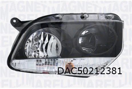 Dacia Duster (5/10-1/14) koplamp Links (zwart) (4x4) Origineel! 260605370R